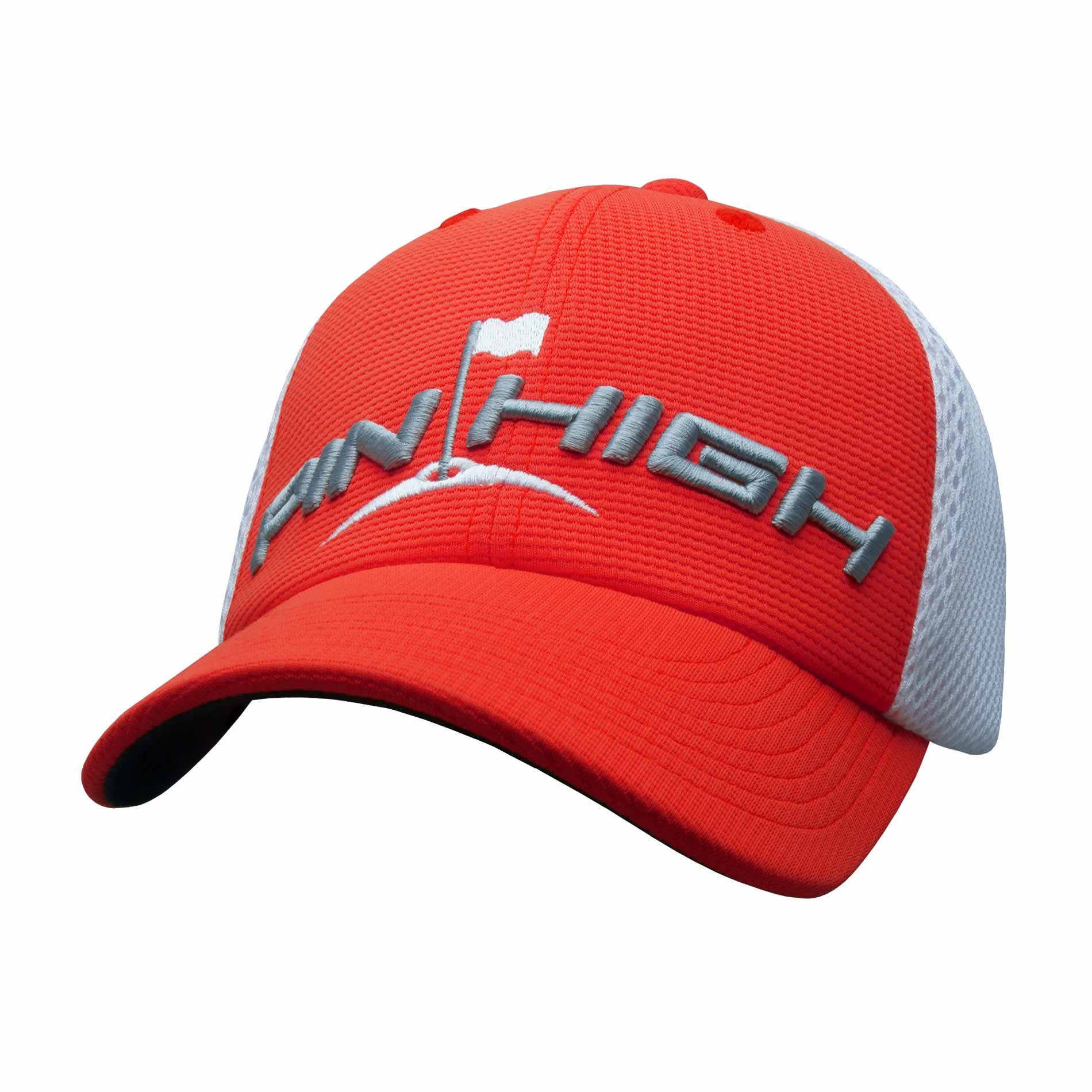 Red / White Mesh / Dark Shale