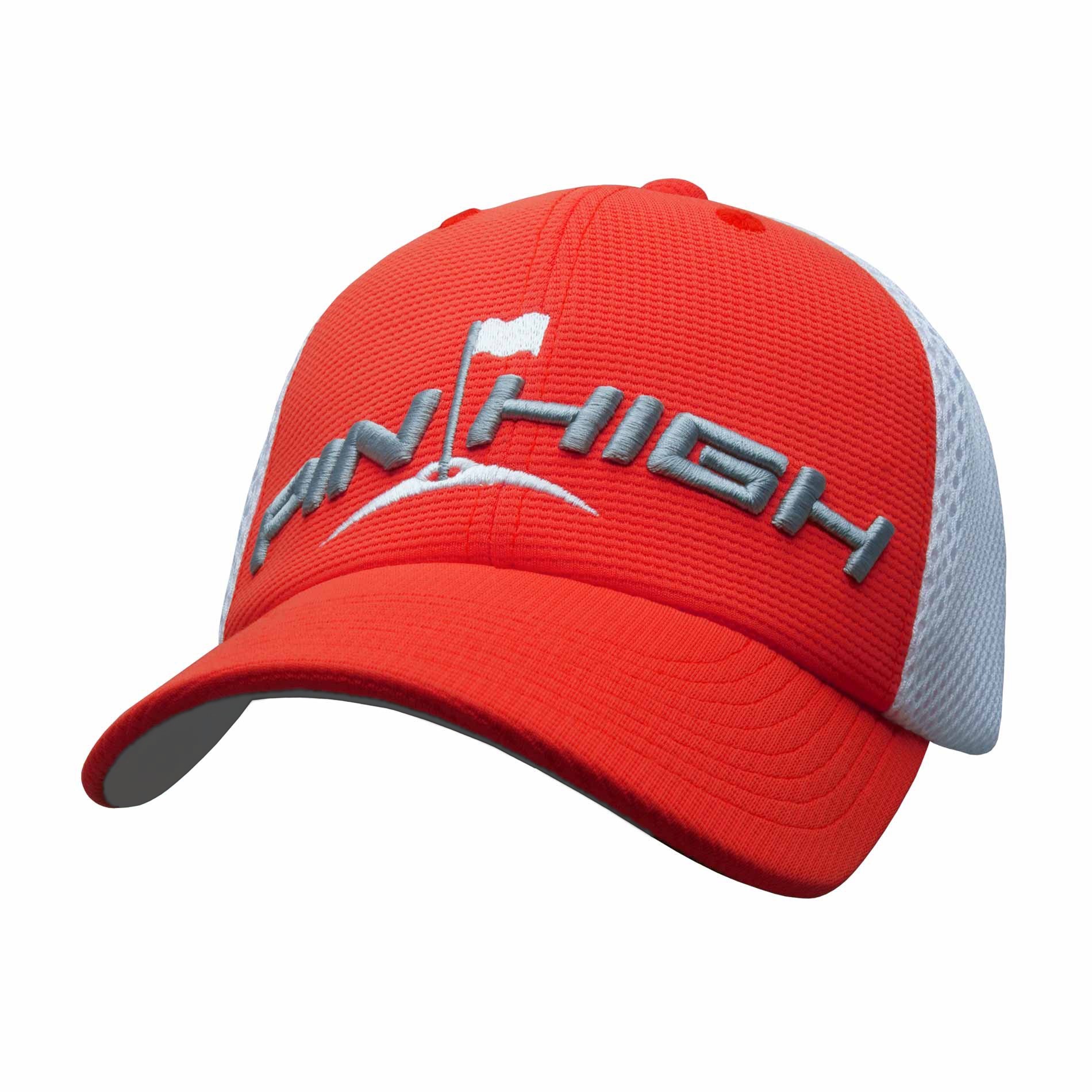 Red / White Mesh / Grey